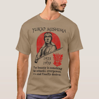 Camiseta Yukio Mishima Amigos duplos vintage