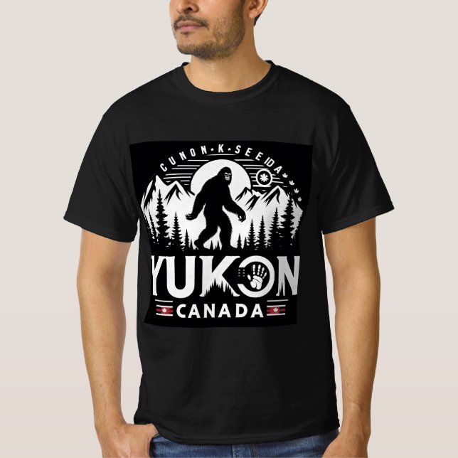 Camiseta Yukon Canada Bigfoot (Frente)