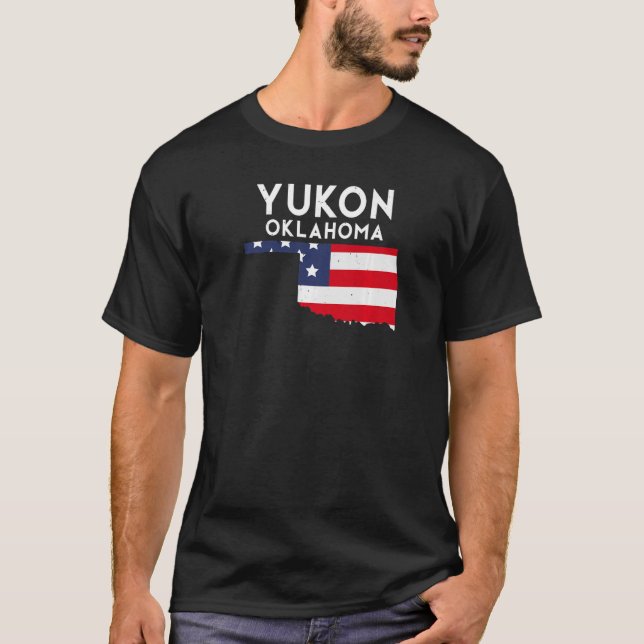 Camiseta Yukon EUA State America Viagem Oklahoman (Frente)