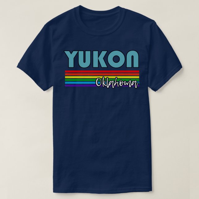 Camiseta Yukon Oklahoma Pride Yukon LGBT Gift Suporte LGBTQ (Frente do Design)