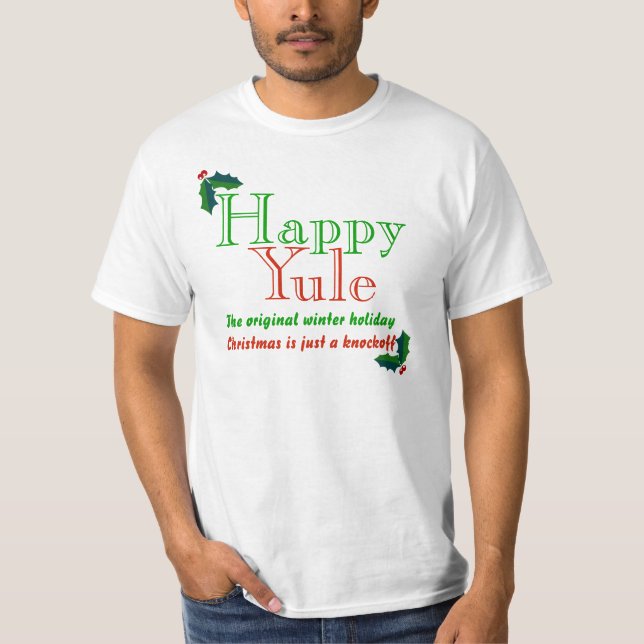 Camiseta Yule feliz (Frente)