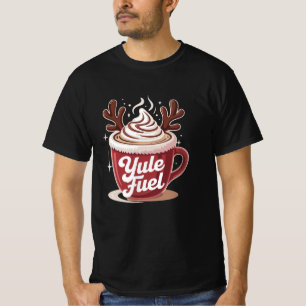 Camiseta Yule Fuel • Natal de Cacau e Café Aconchegante