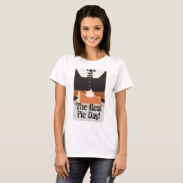 Camiseta Yum Real Pie Day Engraçado Cartoon de Ação de Graç
