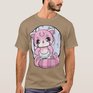 Camiseta Yume Kawaii Red Panda Moon Fairy Kei Harajuku Nugo