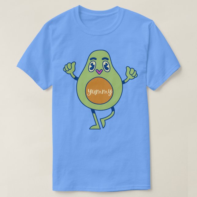 Camiseta Yummy Avocado (Frente do Design)