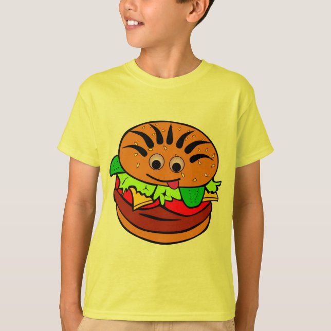 Camiseta Yummy Hamburger (Frente)