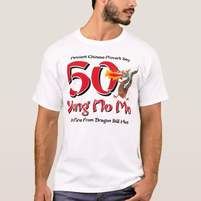 Camiseta Yung nenhum aniversário do Mo 50th (Frente)