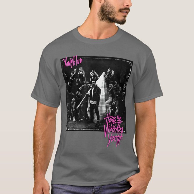 Camiseta Yungblud Hope forhe Underrated Youth Album Small f (Frente)