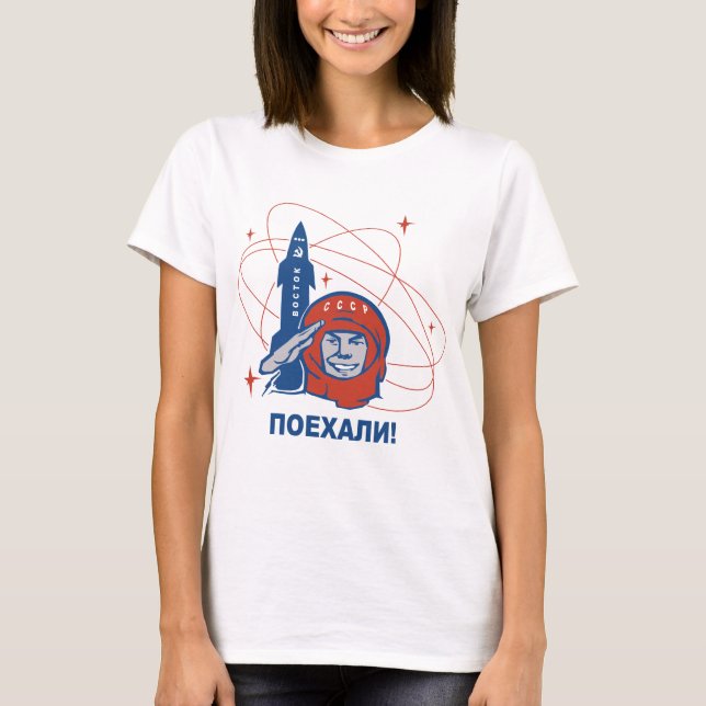 Camiseta Yuri Gagarin (Frente)
