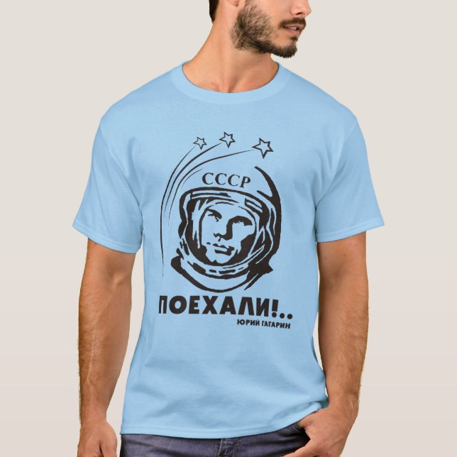 Camiseta Yuri Gagarin (Frente)