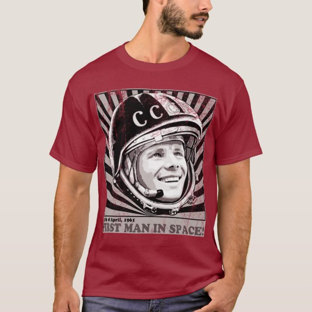 Camiseta Yuri Gagarin ЮрийГагарин (Frente)