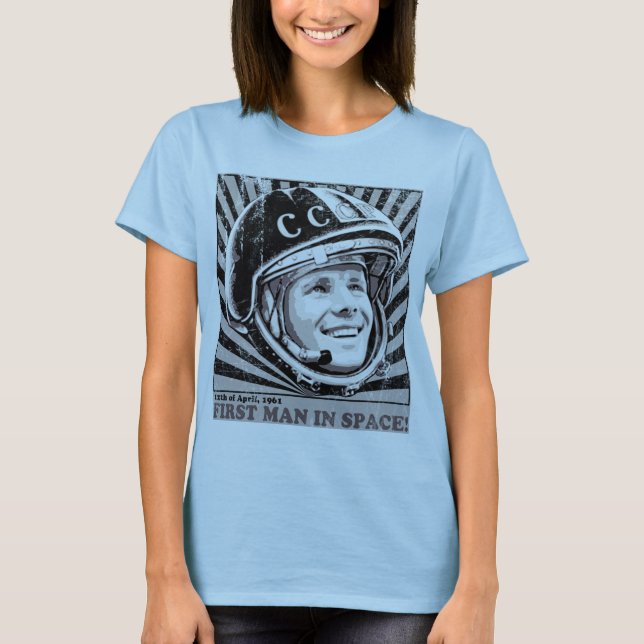 Camiseta Yuri Gagarin ЮрийГагарин (Frente)