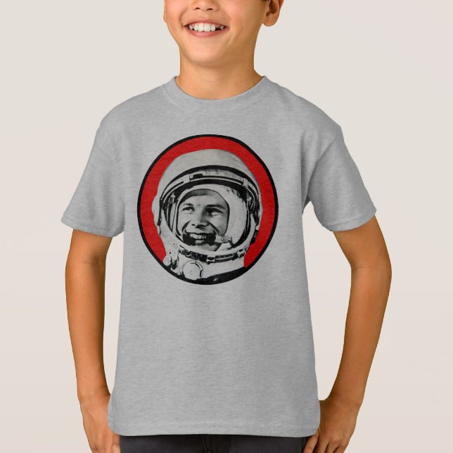 Camiseta Yuri Gagarin - herói & cosmonauta soviéticos (Frente)
