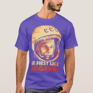 Camiseta Yuri Gagarin Sovit Cosmonaut Astronauta 4