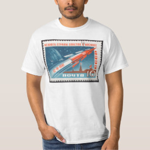Camiseta Yuri Gagarin Vostok 1 é ø homem no espaço