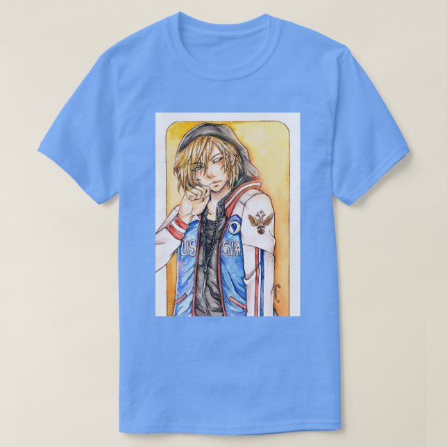 Camiseta Yuri Plisetsky (Frente do Design)