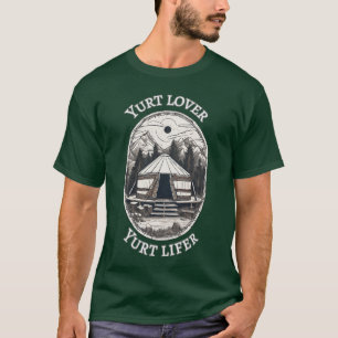 Camiseta Yurt Lover Yurt Lifer Engraçado Yurt Tent