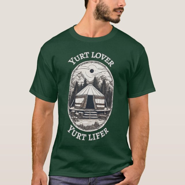 Camiseta Yurt Lover Yurt Lifer Engraçado Yurt Tent (Frente)