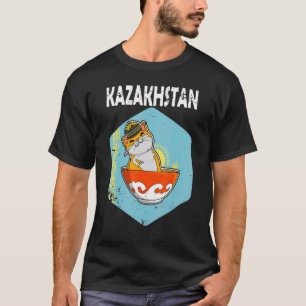 Camiseta Yurta República do Cazaquistão Bandeira do Cazaqui