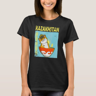 Camiseta Yurta República do Cazaquistão Qazaqstan bandeira
