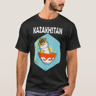 Camiseta Yurta República do Cazaquistão Qazaqstan bandeira