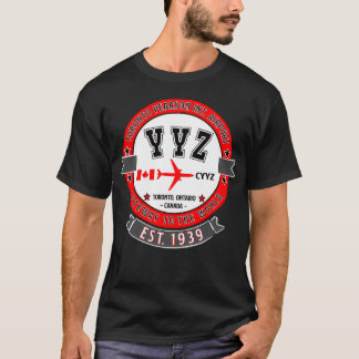 Camiseta YYZ Toronto Pearson Airport Canada Vintage Design