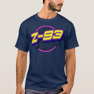 Camiseta Z 93 Atlanta bate na estação de rádio retrofalsa