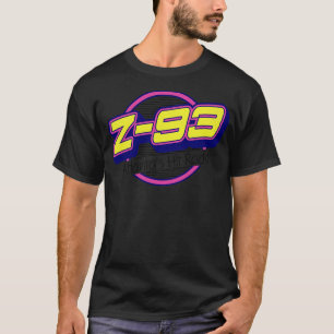 Camiseta Z 93 Atlanta bate na estação de rádio retrofalsa