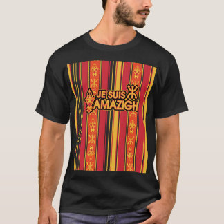 CAMISETA Z AMAZIGH MON BEAU MOTIF DE LA CULTURE BERBERE