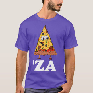Camiseta Za Pizza Slang za Funny Slice Of Pizza Abbreviati