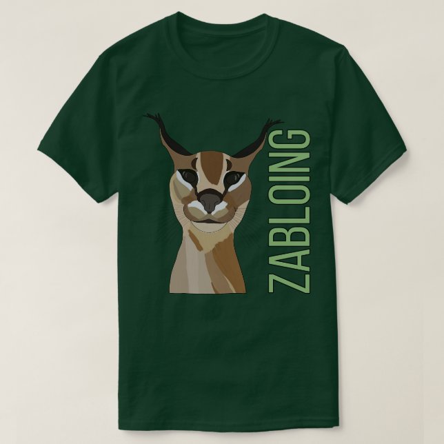Camiseta Zabloing Cat Meme 1 (Frente do Design)