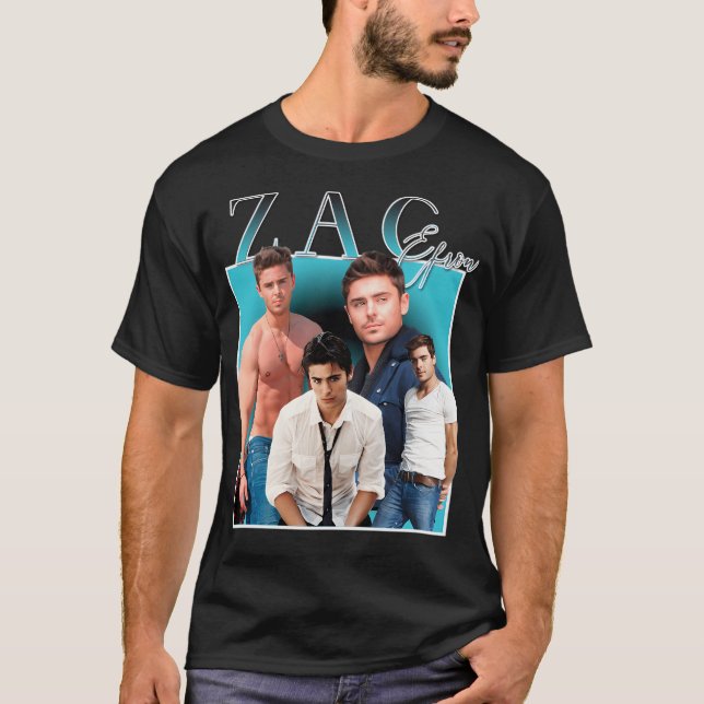 Camiseta Zac Efron Bolton Ator (Frente)