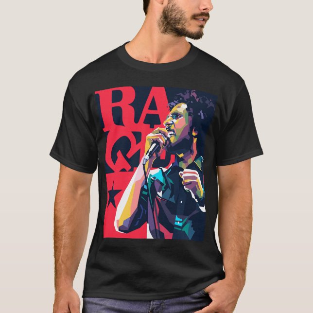 Camiseta Zack de la rocha gift funny (Frente)