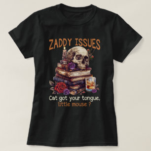 Camiseta Zaddy Problemas Cat Pegou Seu Pequeno Rato De Líng