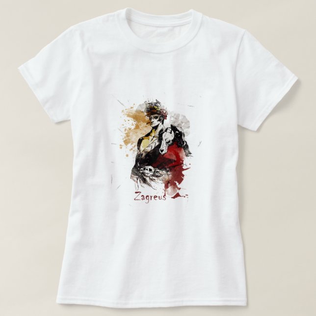 Camiseta Zagreus - Hades *pintura* (Frente do Design)