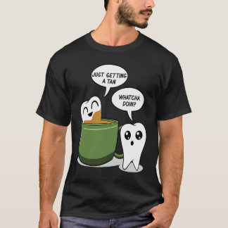 Camiseta Zahn Bath In Coffee  Dentist Dental Aid