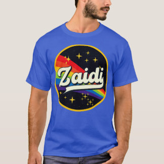 Camiseta Zaidi Rainbow No Estilo De Vintagem Espacial
