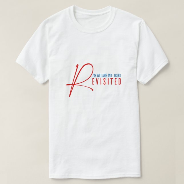 Camiseta Zak Williams & 1/Akord T-shirt revisitada (Frente do Design)