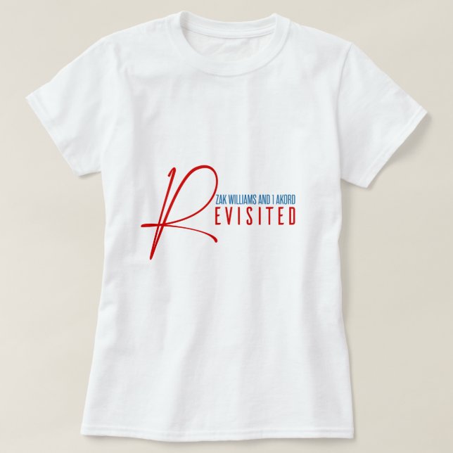 Camiseta Zak Williams & 1/Akord T-shirt revisitada (Frente do Design)
