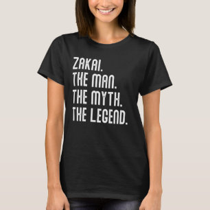 Camiseta ZAKAI Man Mylend Shirt Para Mulheres Engraçado ZAK