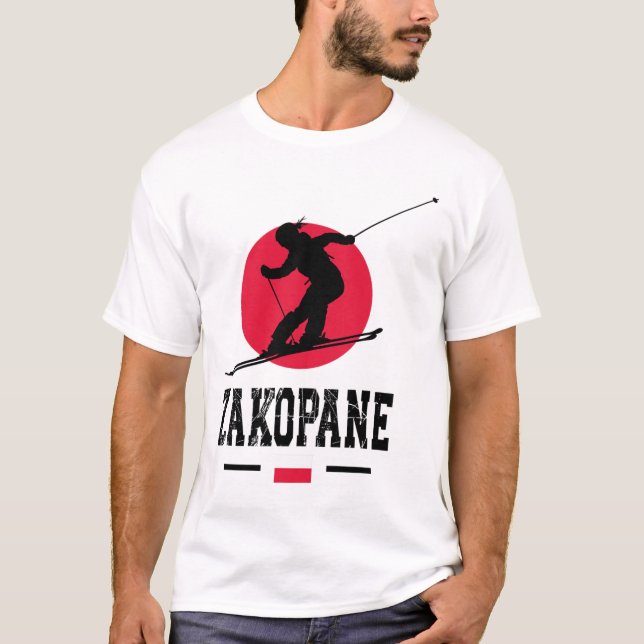 Camiseta Zakopane Poland Ski Resort Tatra Polish Skiing Sou (Frente)