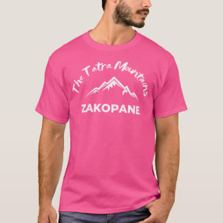 Camiseta Zakopane Polônia Tatra Mounts Skyline Ative