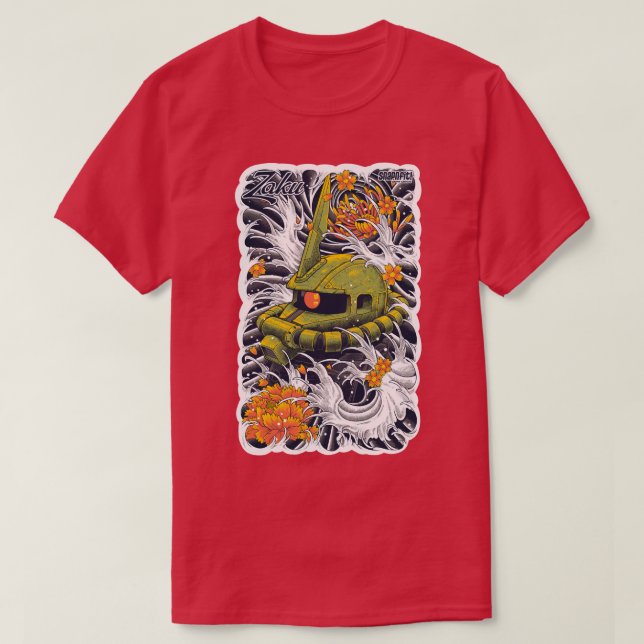 Camiseta Zaku (Frente do Design)