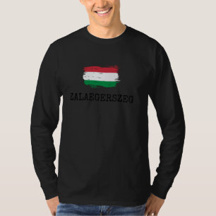 Camiseta Zalaegerszeg Hungria País Viagem Familiar Eu