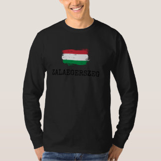 Camiseta Zalaegerszeg Hungria País Viagem Familiar Eu