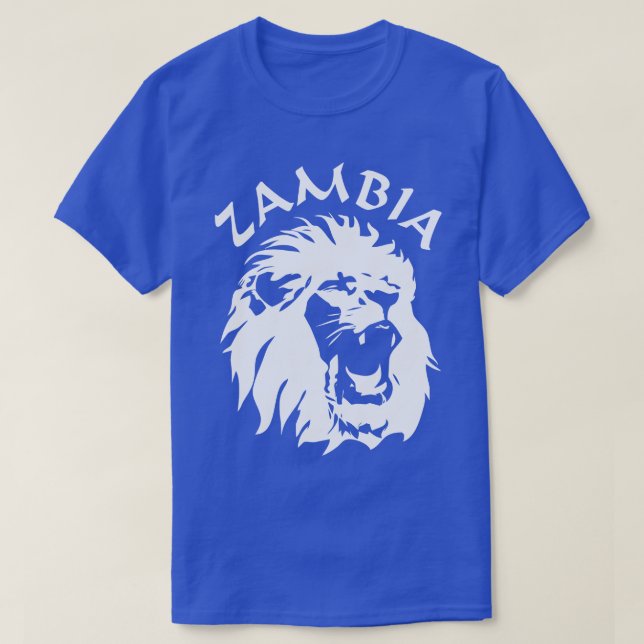 Camiseta Zambia Lion (Frente do Design)