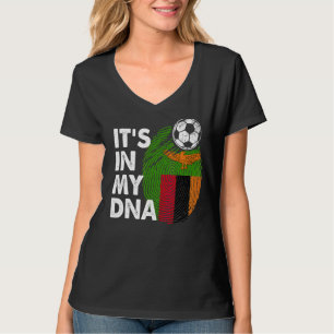 Camiseta Zâmbia No Meu Dna Zambian Flag Team Zâmbia