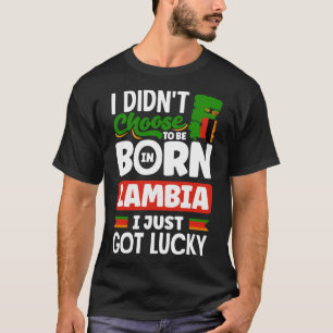 Camiseta Zâmbia, Zâmbia, Bandeira Zambiana, que acabei de t