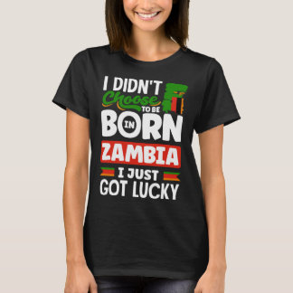 Camiseta Zâmbia, Zâmbia, Bandeira Zambiana, que acabei de t