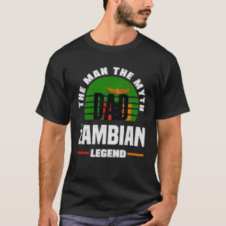 Camiseta Zambian Zambia Zambian Flag Fathers Day
